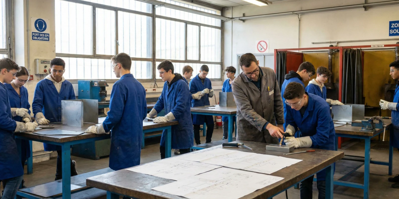 Une Journée Type en Atelier de Chaudronnerie : Immersion au Bac Pro TCI