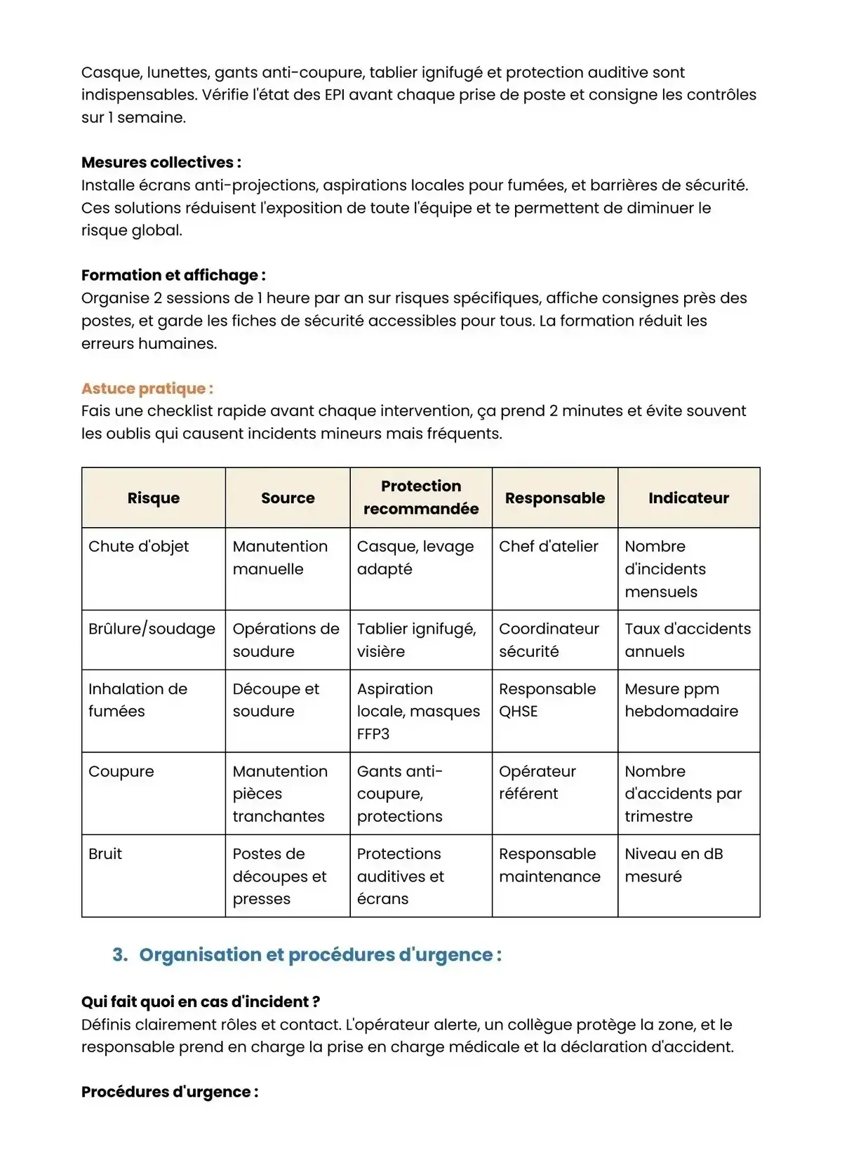 Example Fiche de Révision Bac Pro TCI
